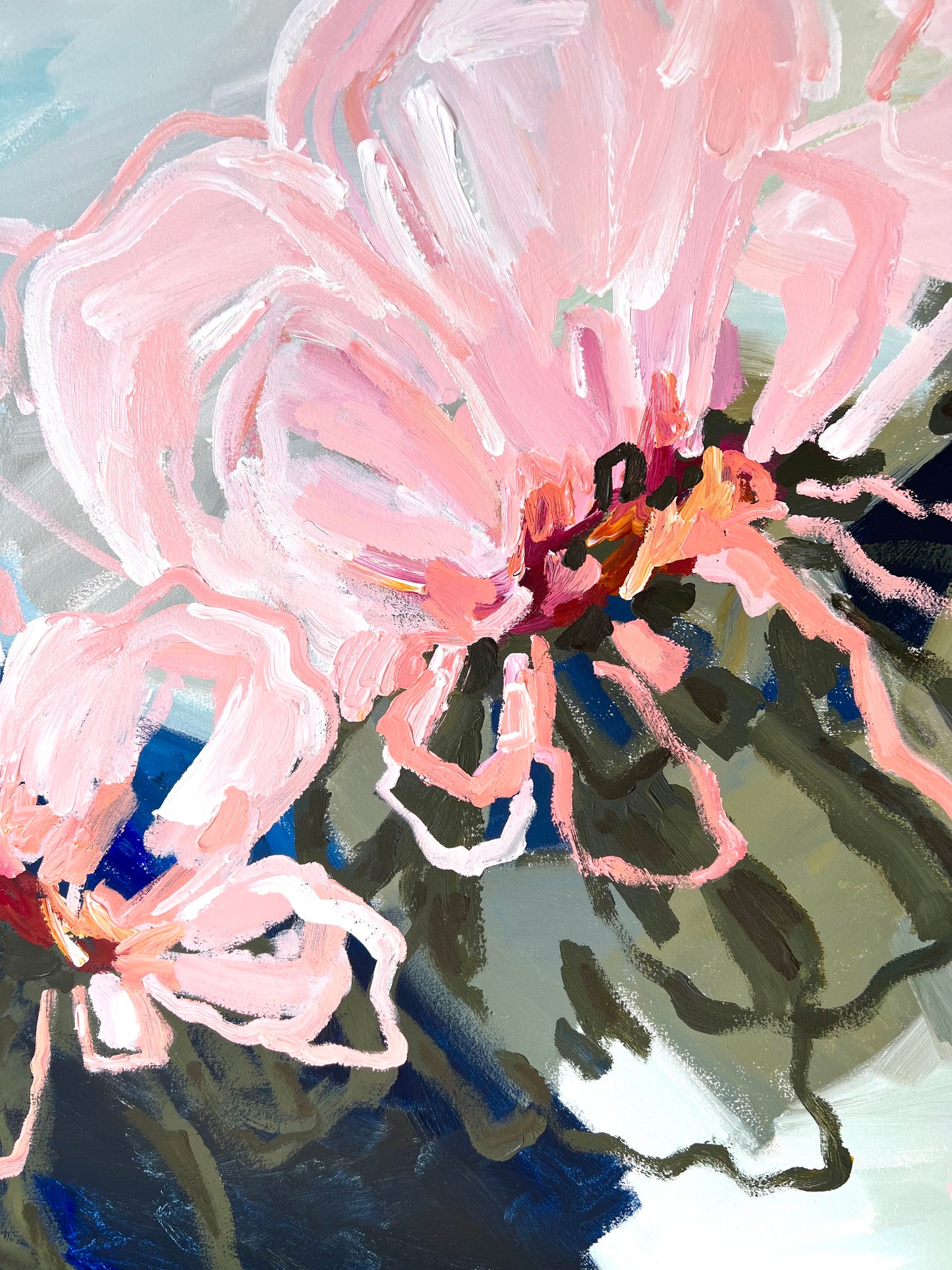 Flowers Of Sunshine 103 x 103 cm Framed SOLD