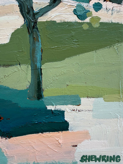 Golden 64x54cm FRAMED