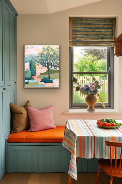 Golden 64x54cm FRAMED