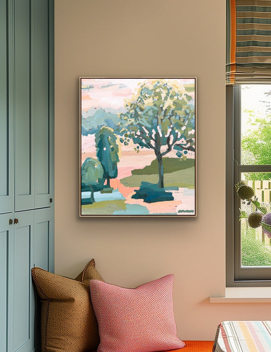 Golden 64x54cm FRAMED