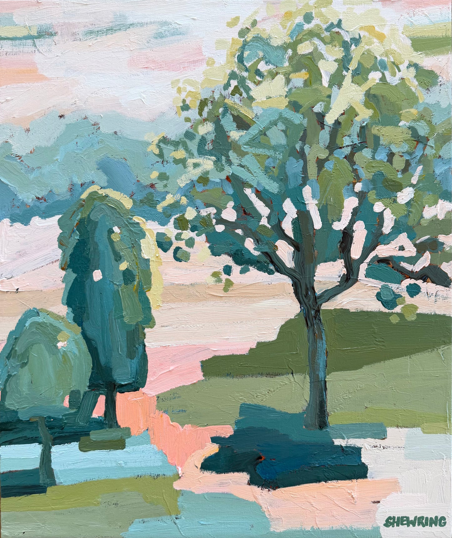 Golden 64x54cm FRAMED