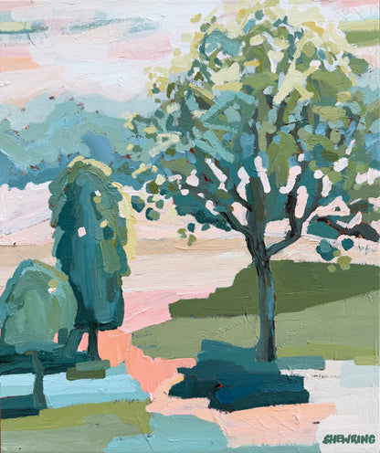 Golden 64x54cm FRAMED