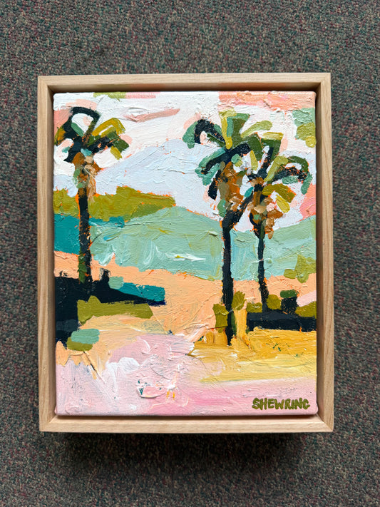 Golden Escape 28 x 23 cm FRAMED