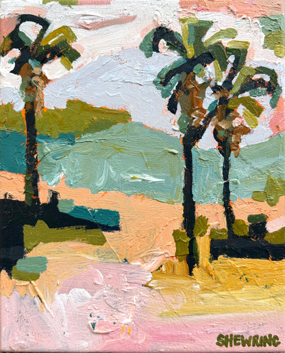 Golden Escape 28 x 23 cm FRAMED