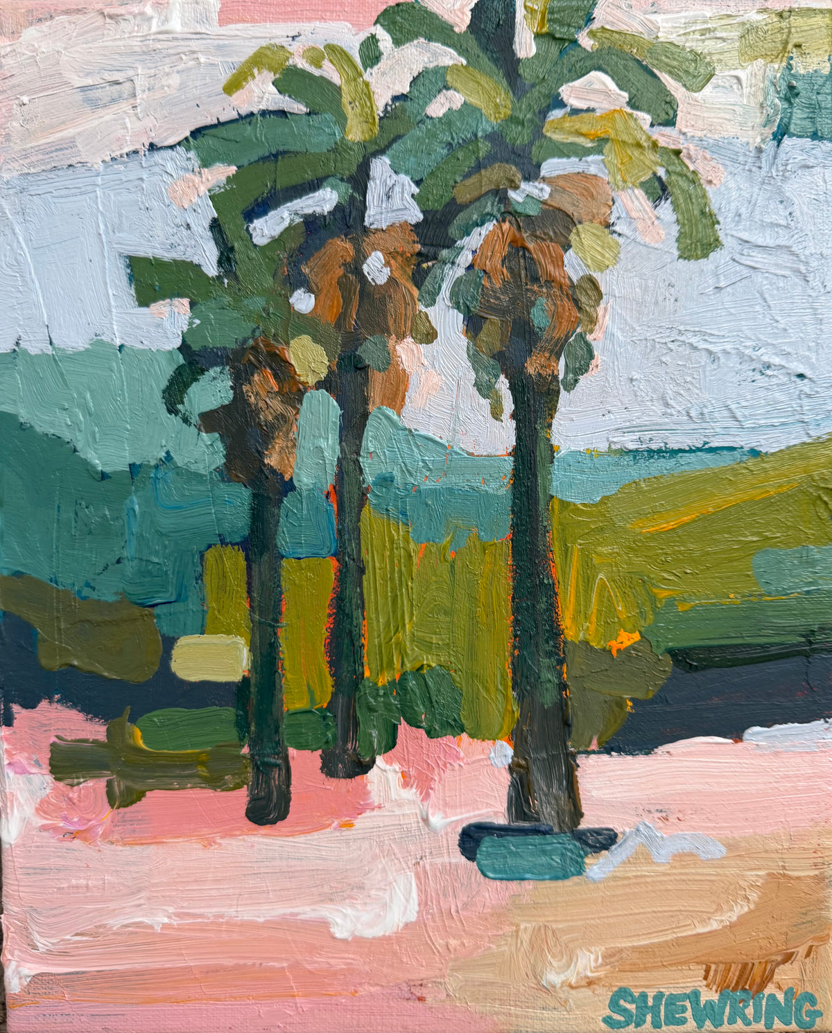 Guitars And Sandbars 28 x 23 cm FRAMED