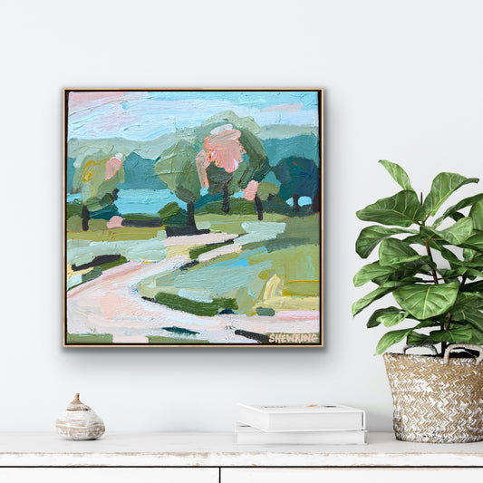Love Our Roadtrip 27 x 27 cm FRAMED