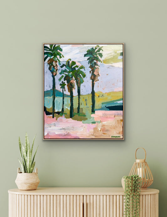 Island Breeze 64 x 54 cm FRAMED SOLD