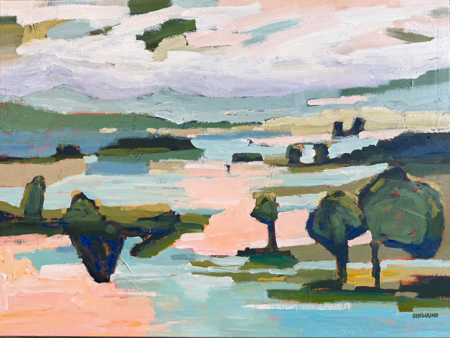 Lake District 103 x 78 cm FRAMED