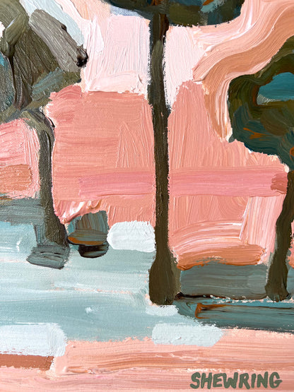 Landscape Of Love 103x103cm FRAMED