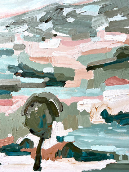 Landscape Of Love 103x103cm FRAMED