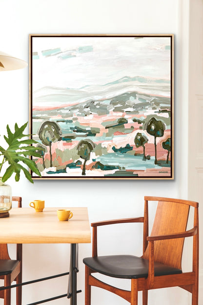 Landscape Of Love 103x103cm FRAMED