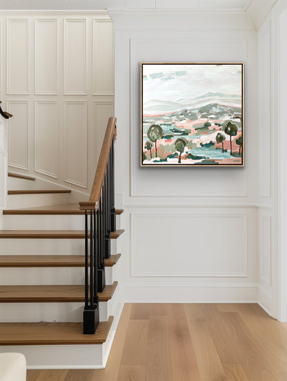 Landscape Of Love 103x103cm FRAMED