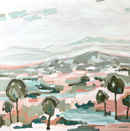 Landscape Of Love 103x103cm FRAMED