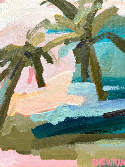 Lets Surf 33 x 33 cm FRAMED