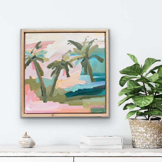 Lets Surf 33 x 33 cm FRAMED