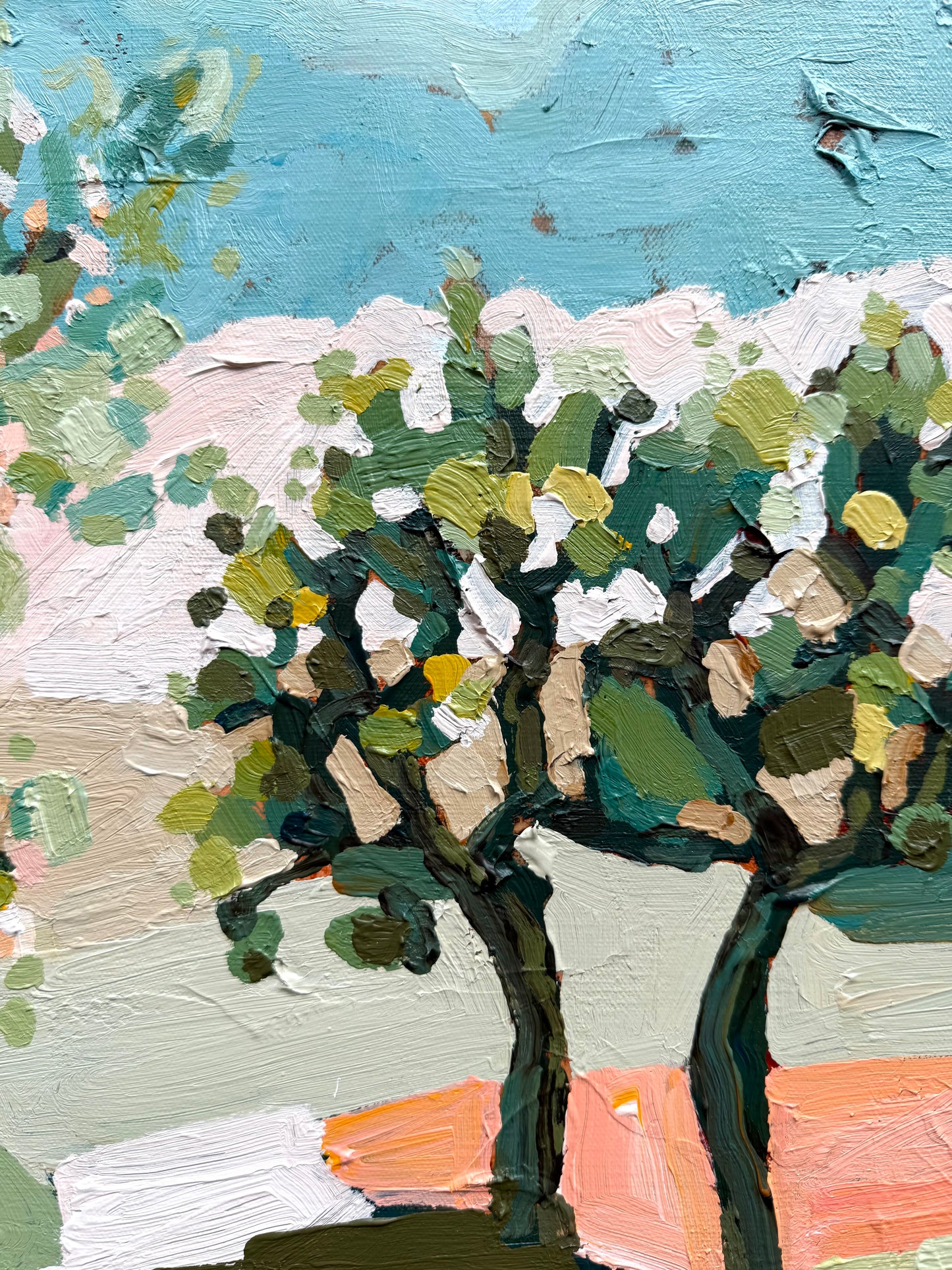 Life Gives Cherries And Lemons 64x54cm FRAMED