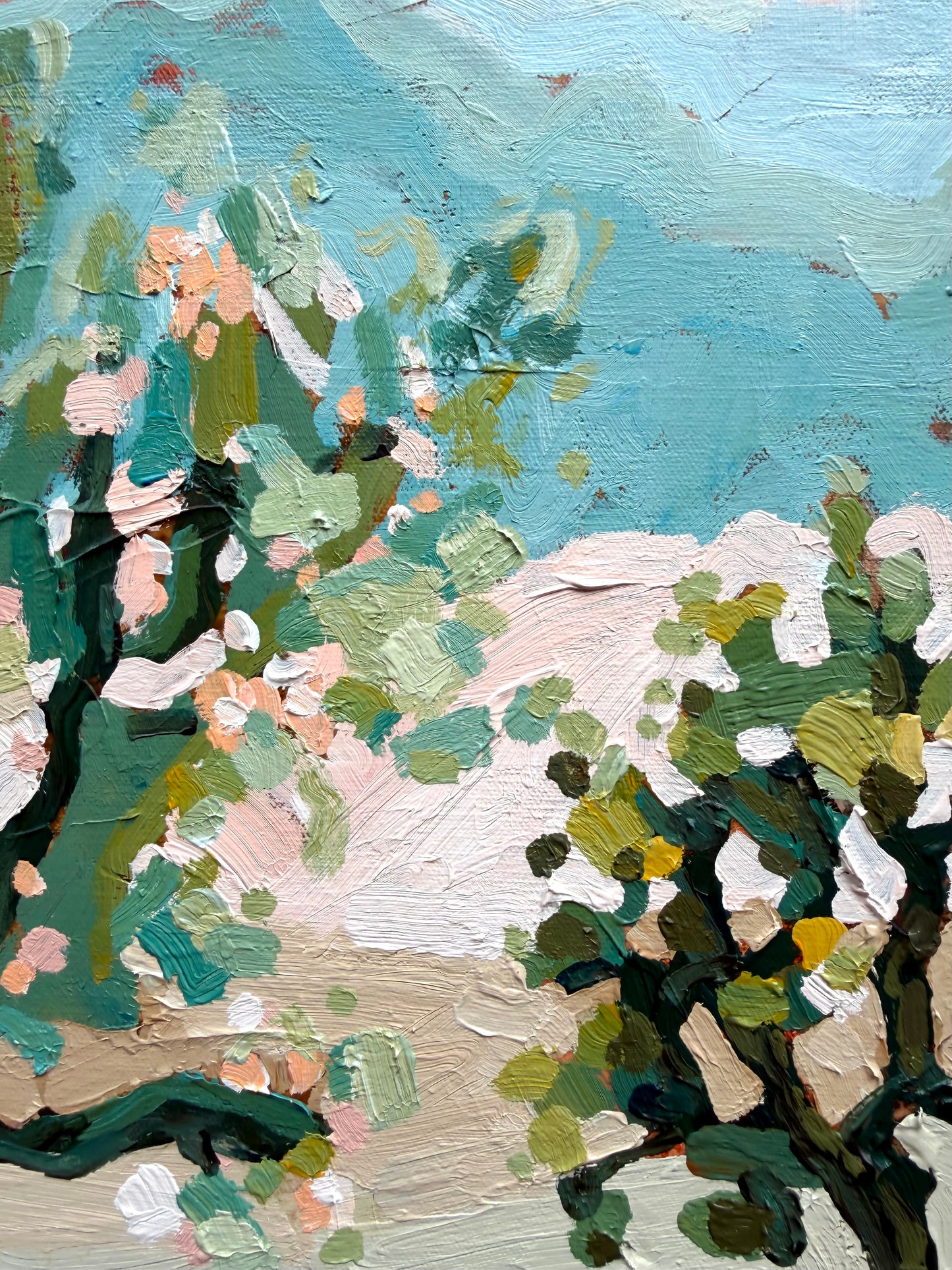 Life Gives Cherries And Lemons 64x54cm FRAMED