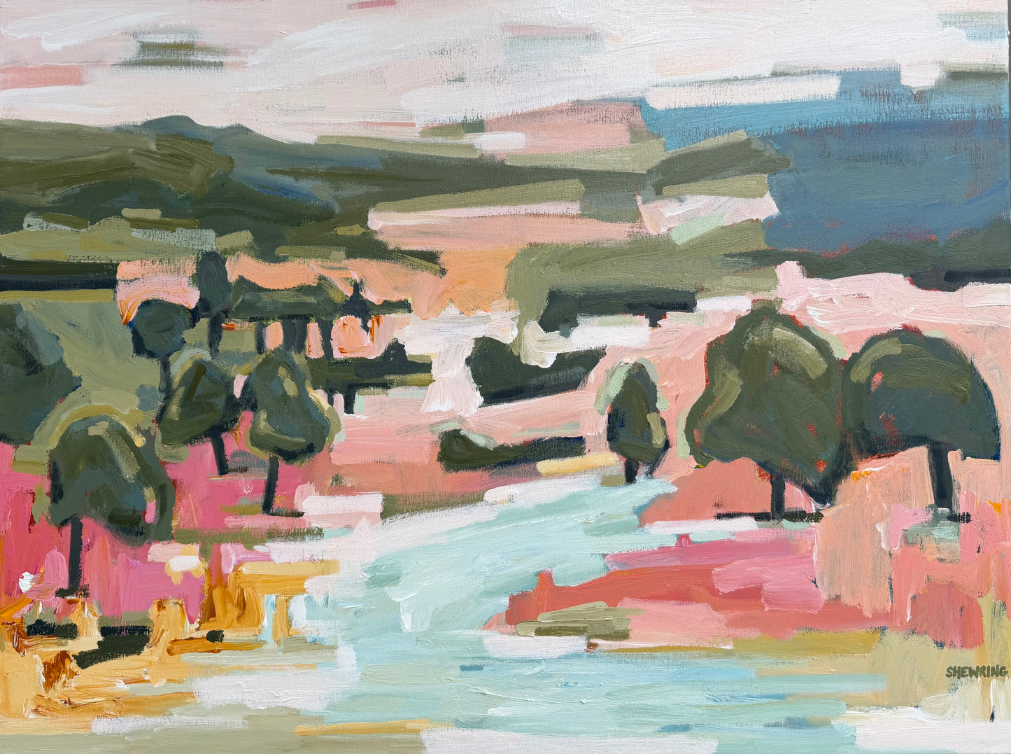 Love And Sunrise 103 x 78 cm FRAMED