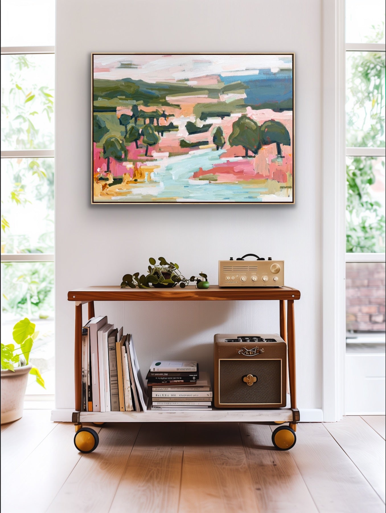 Love And Sunrise 103 x 78 cm FRAMED