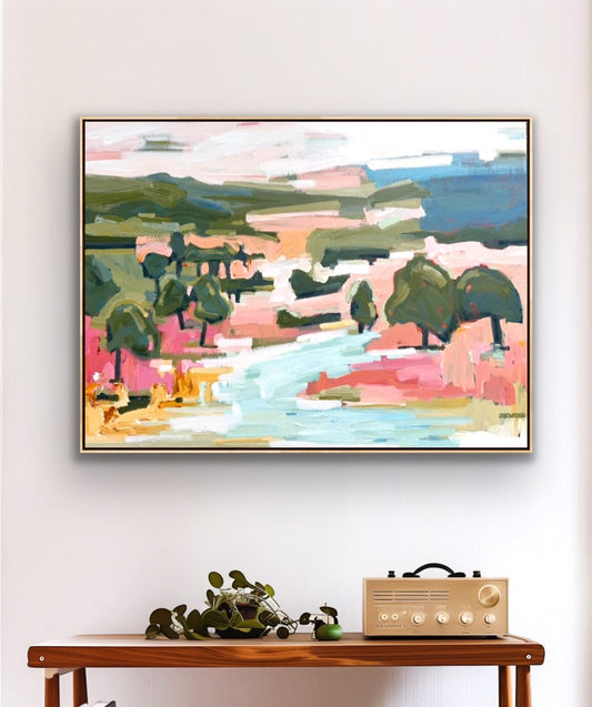 Love And Sunrise 103 x 78 cm FRAMED
