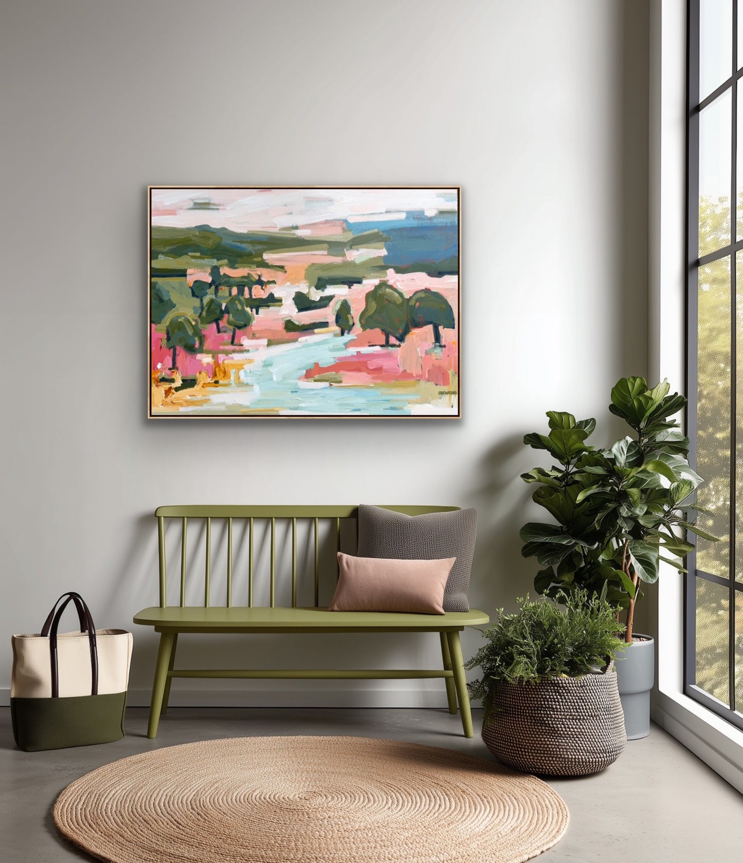 Love And Sunrise 103 x 78 cm FRAMED