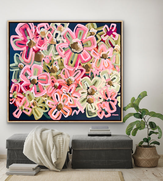 Love Flowers 110x97cm SOLD