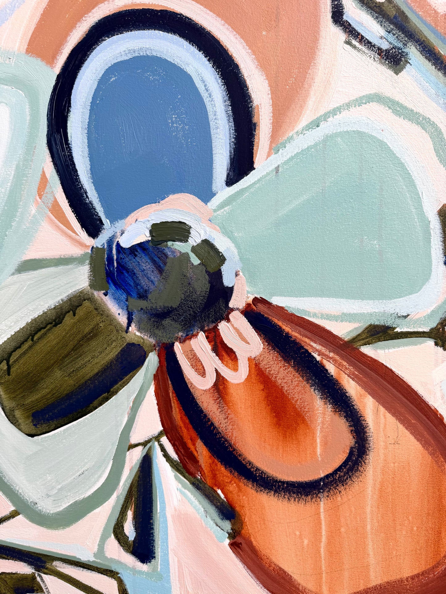Love In Bloom 153x103cm FRAMED
