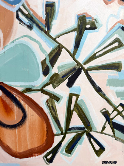 Love In Bloom 153x103cm FRAMED