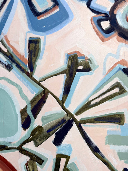 Love In Bloom 153x103cm FRAMED