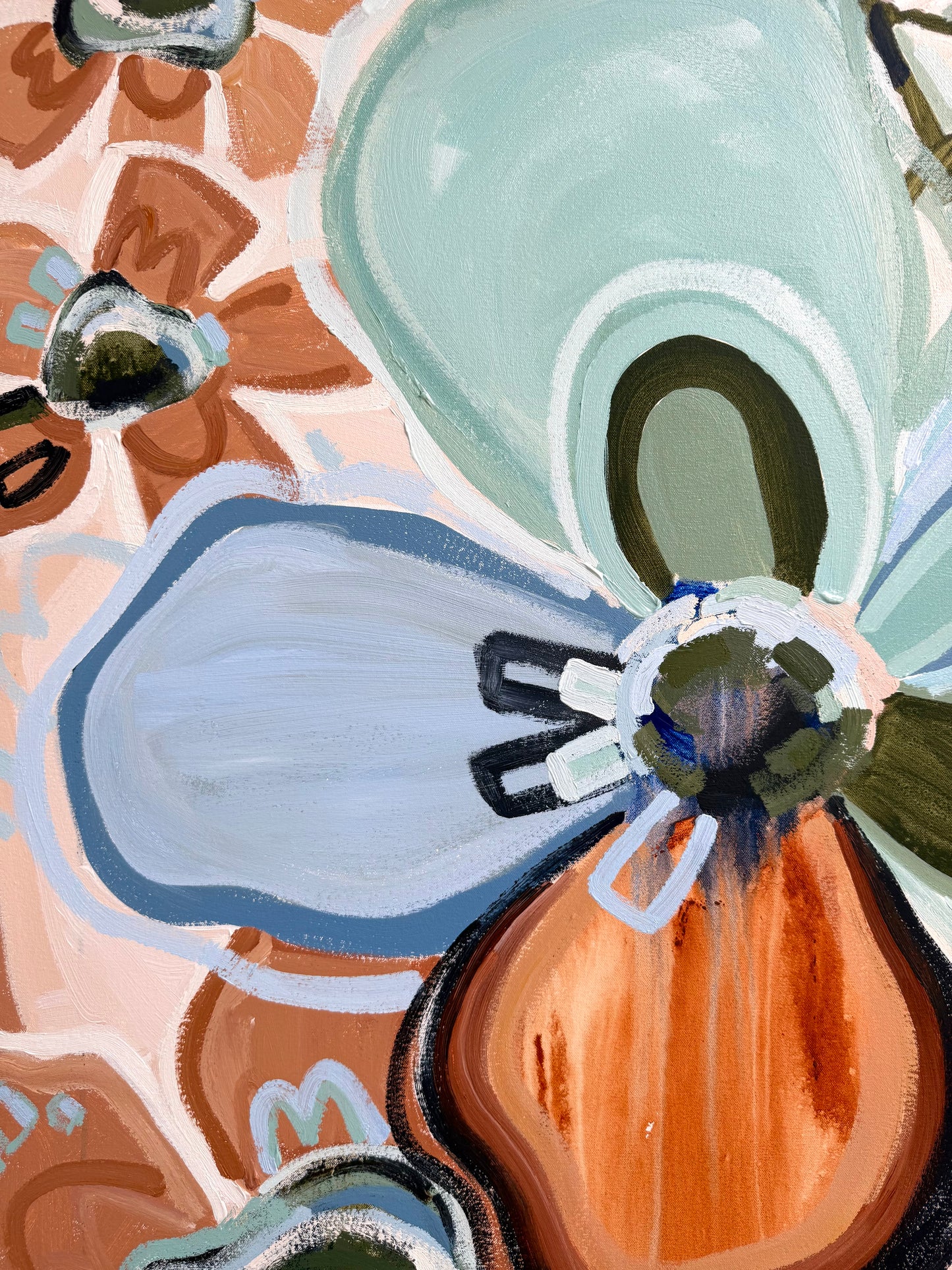 Love In Bloom 153x103cm FRAMED