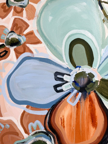 Love In Bloom 153x103cm FRAMED