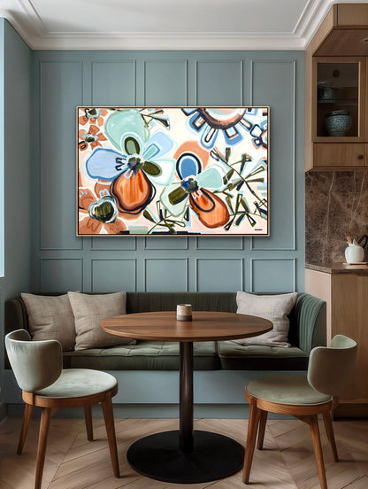 Love In Bloom 153x103cm FRAMED