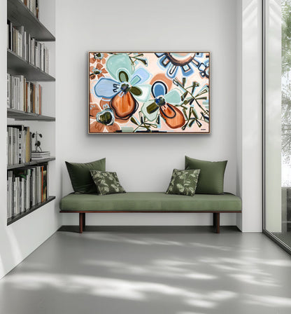Love In Bloom 153x103cm FRAMED