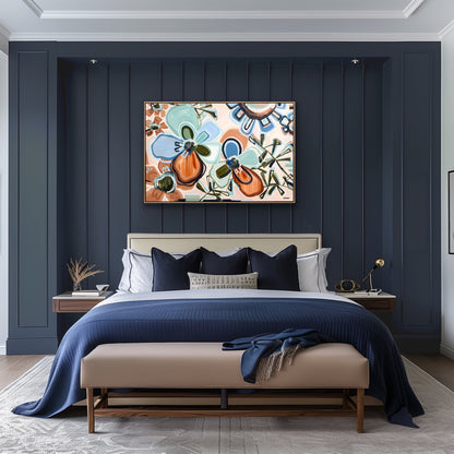 Love In Bloom 153x103cm FRAMED