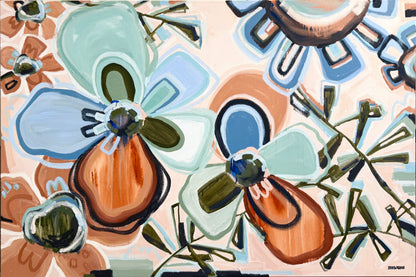 Love In Bloom 153x103cm FRAMED