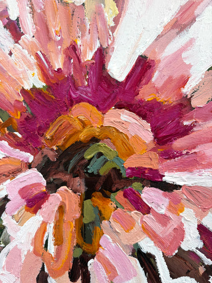 Love Our Flower 103 x 103 cm FRAMED
