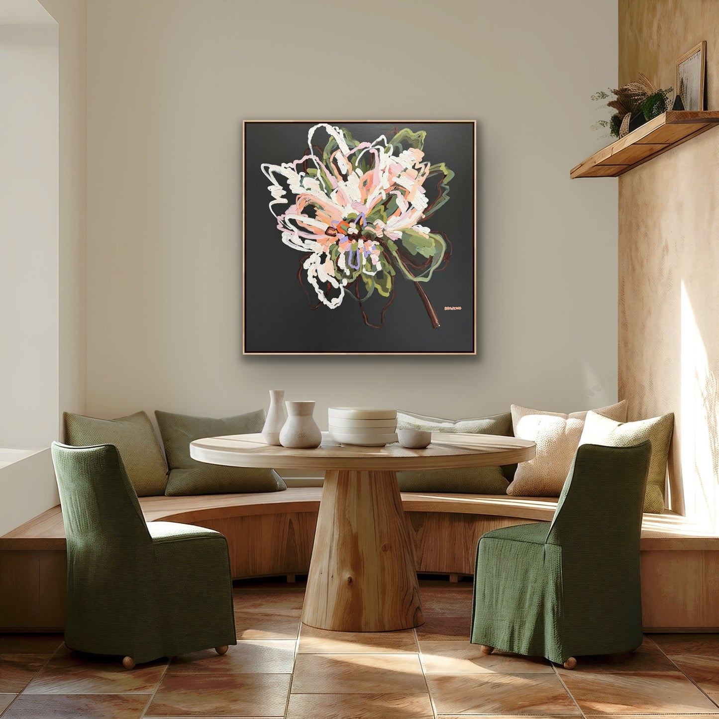 Love Our Pure Promise 103x103cm FRAMED - **commission for Fiona** SOLD
