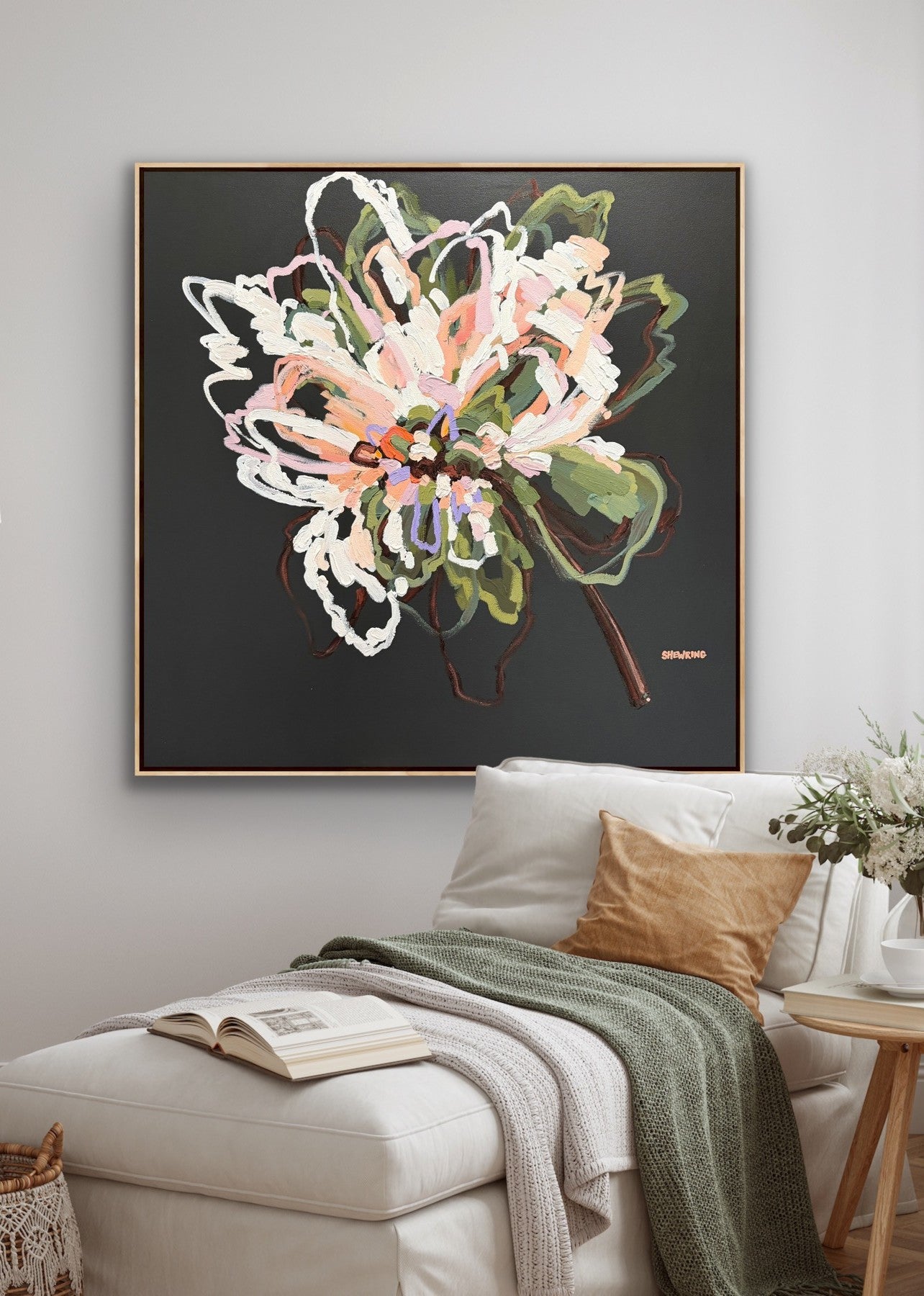 Love Our Pure Promise 103x103cm FRAMED - **commission for Fiona** SOLD