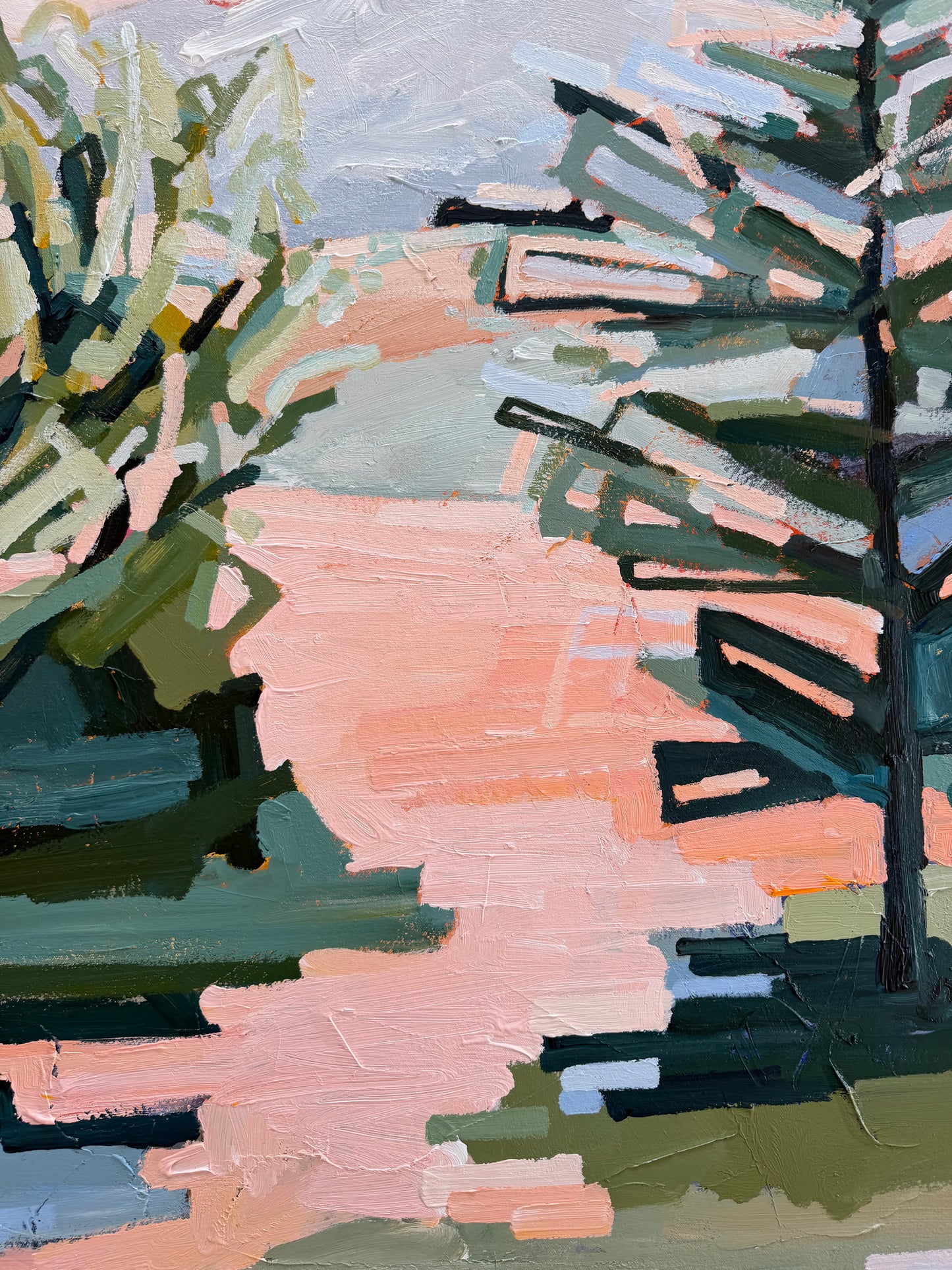Love Our Walk On The Rail Trail 123x93cm FRAMED