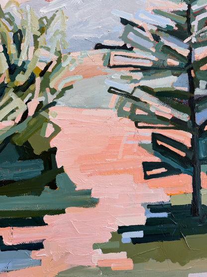 Love Our Walk On The Rail Trail 123x93cm FRAMED