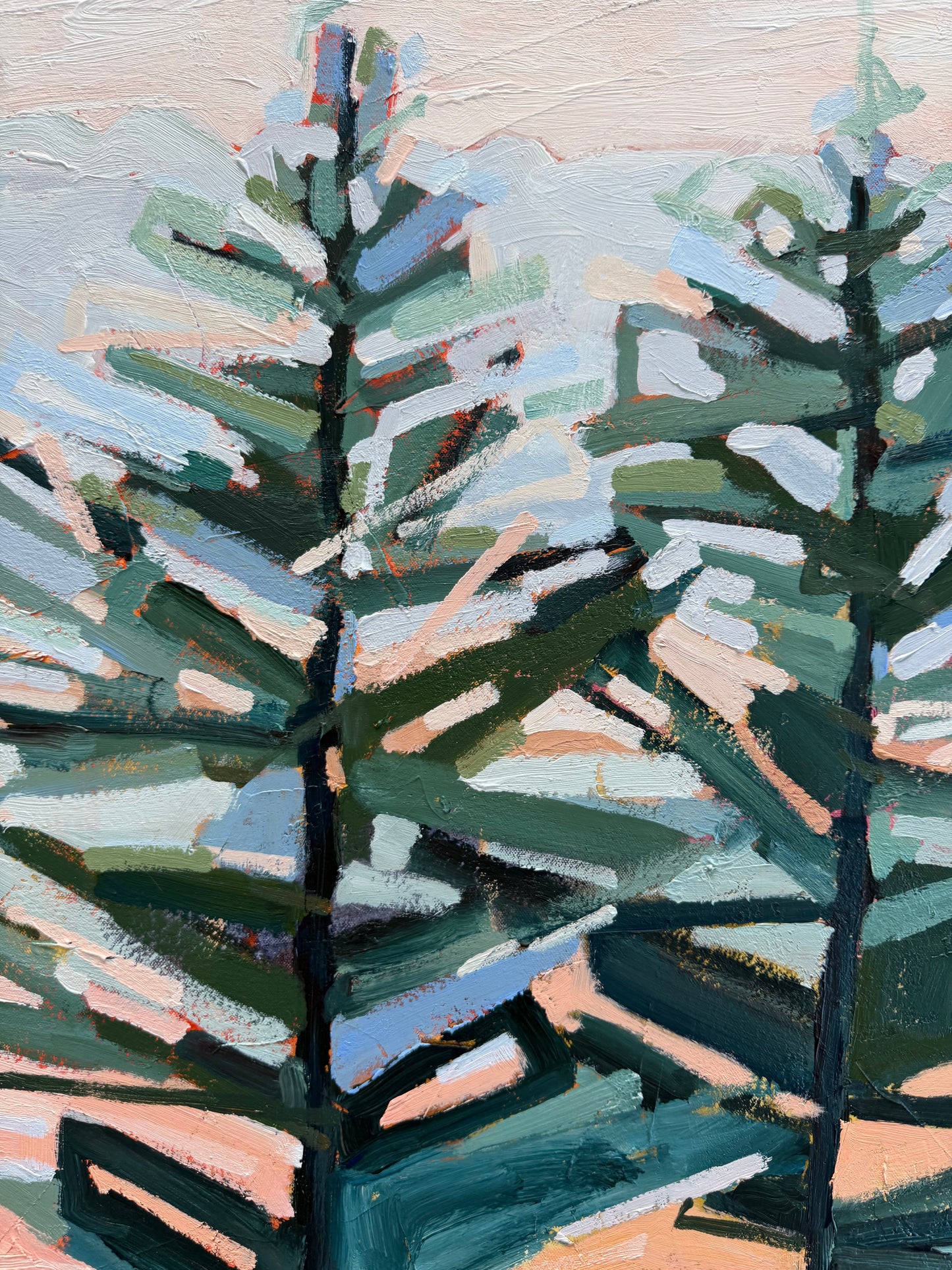 Love Our Walk On The Rail Trail 123x93cm FRAMED