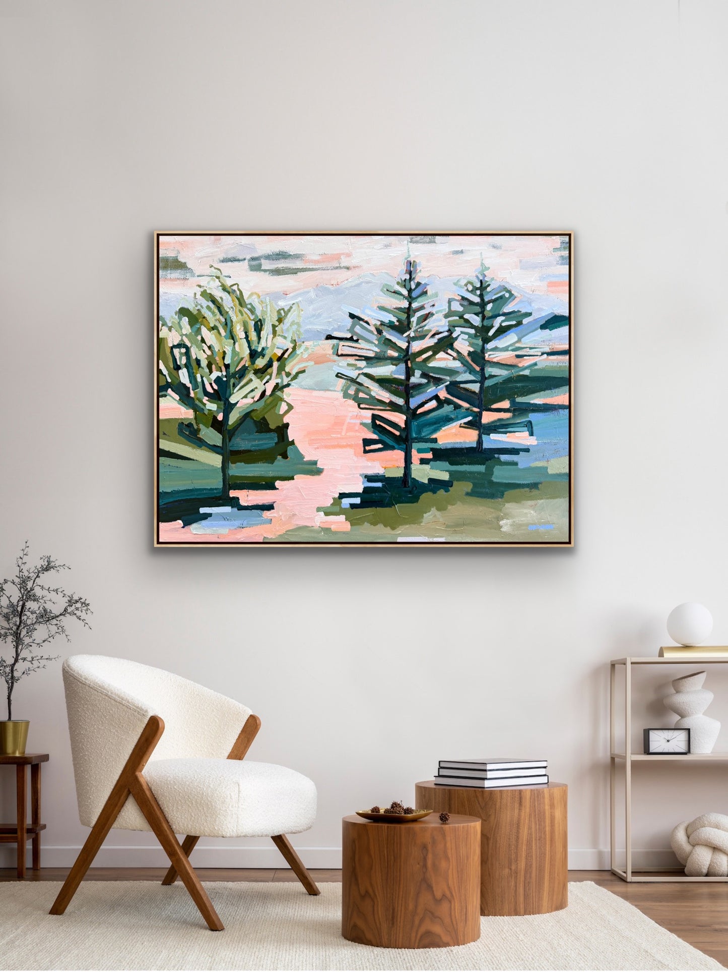 Love Our Walk On The Rail Trail 123x93cm FRAMED