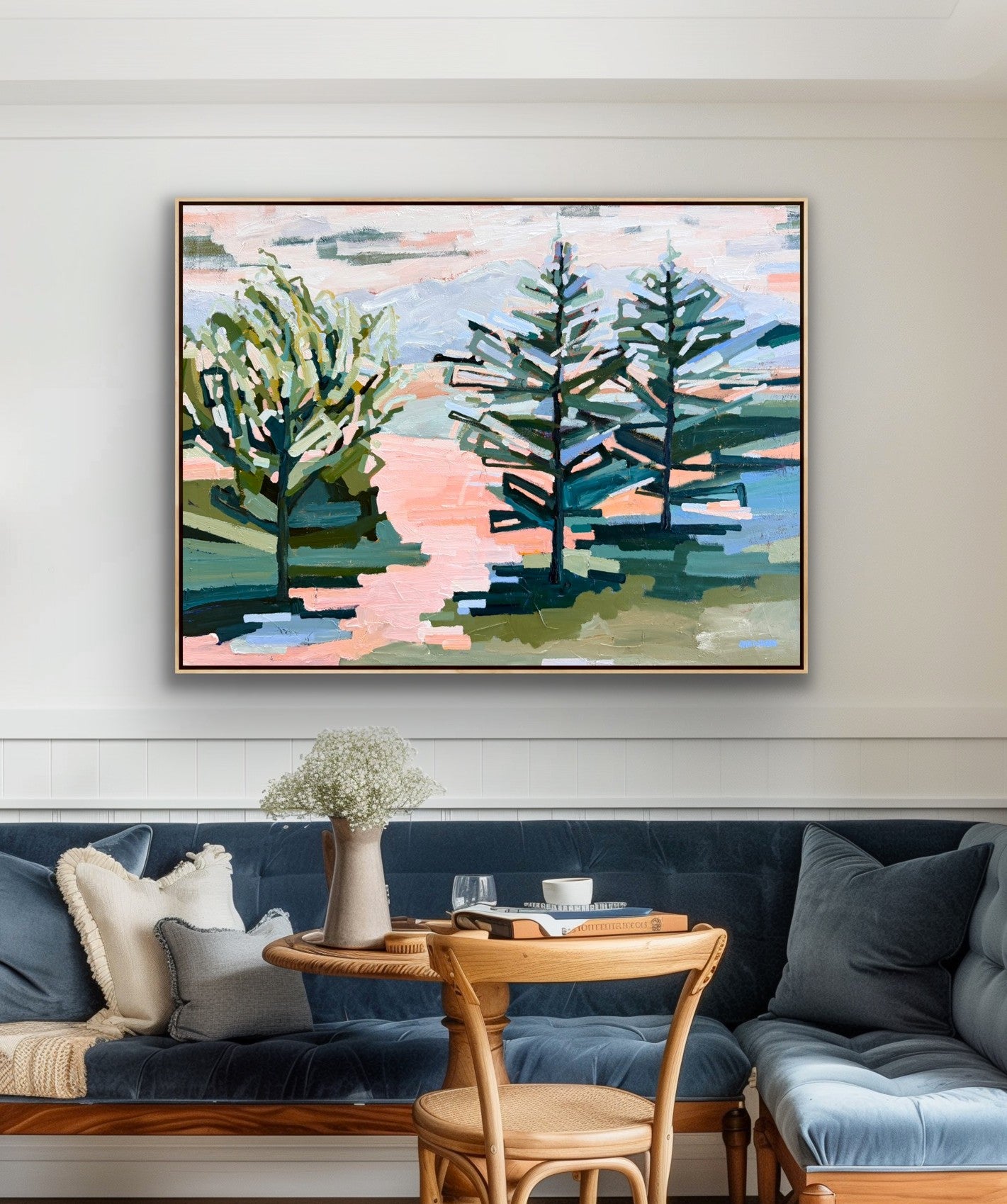 Love Our Walk On The Rail Trail 123x93cm FRAMED