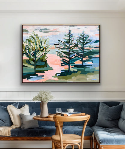 Love Our Walk On The Rail Trail 123x93cm FRAMED
