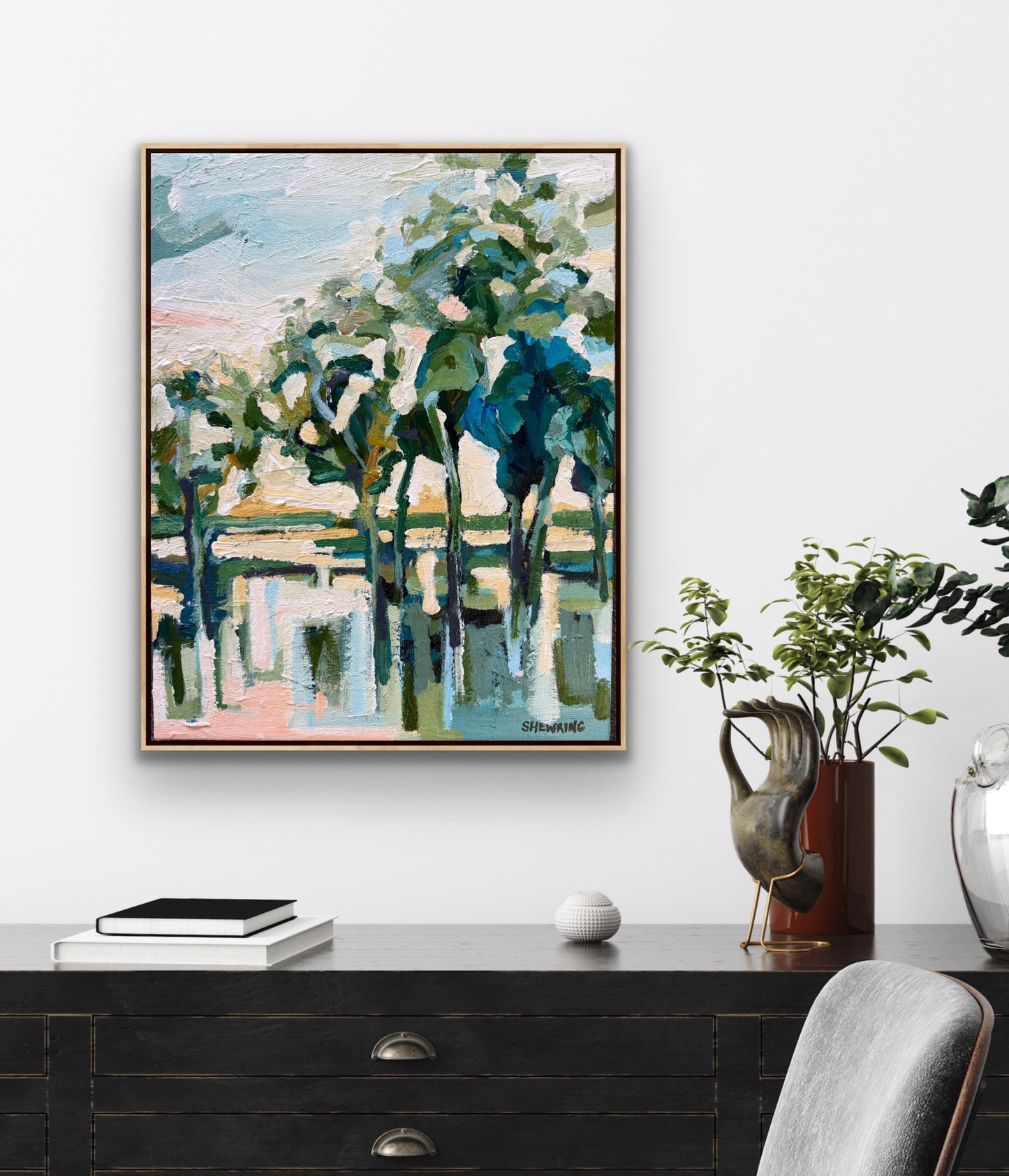 Loves Reflections 49 x 39 cm Framed