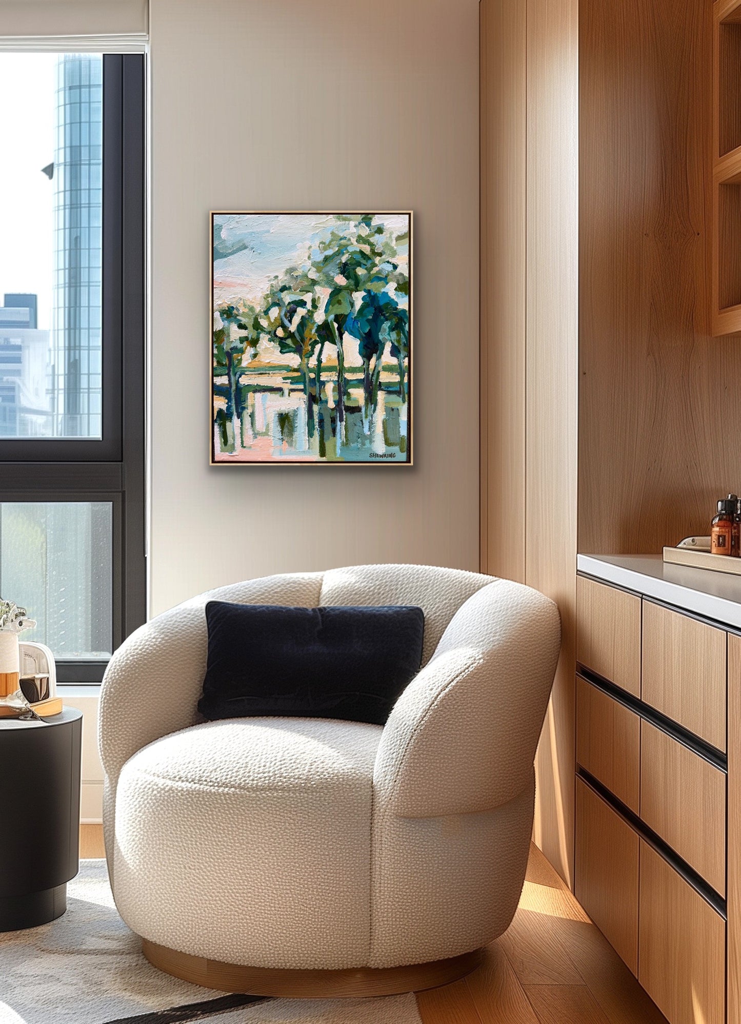 Loves Reflections 49 x 39 cm Framed