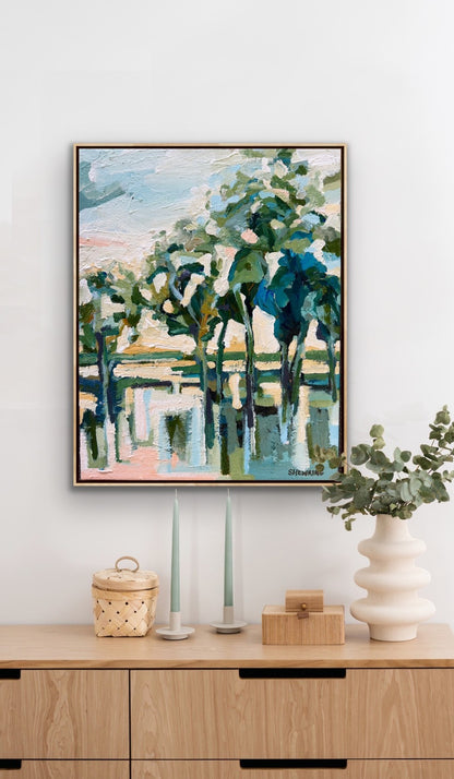 Loves Reflections 49 x 39 cm Framed