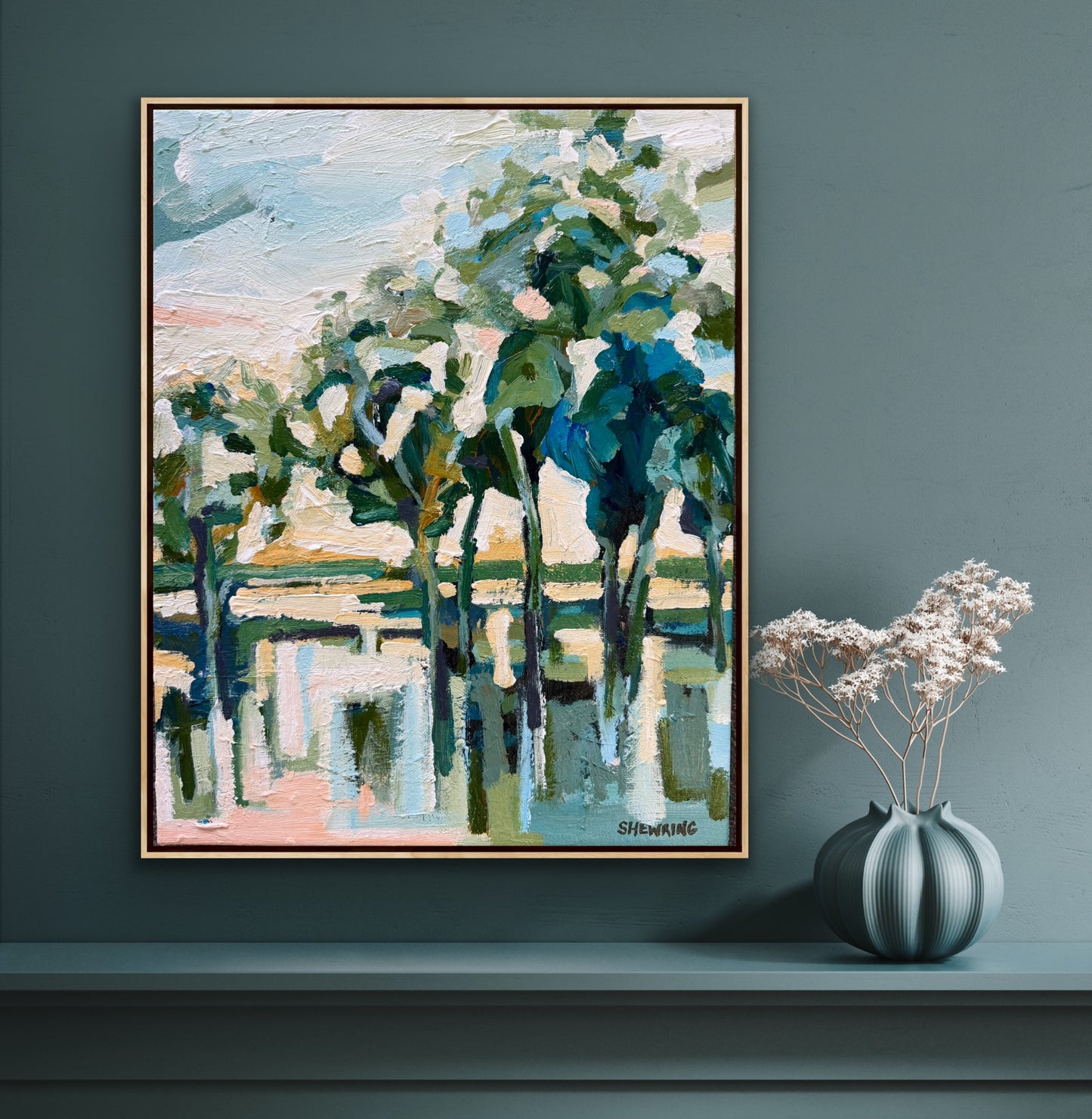 Loves Reflections 49 x 39 cm Framed