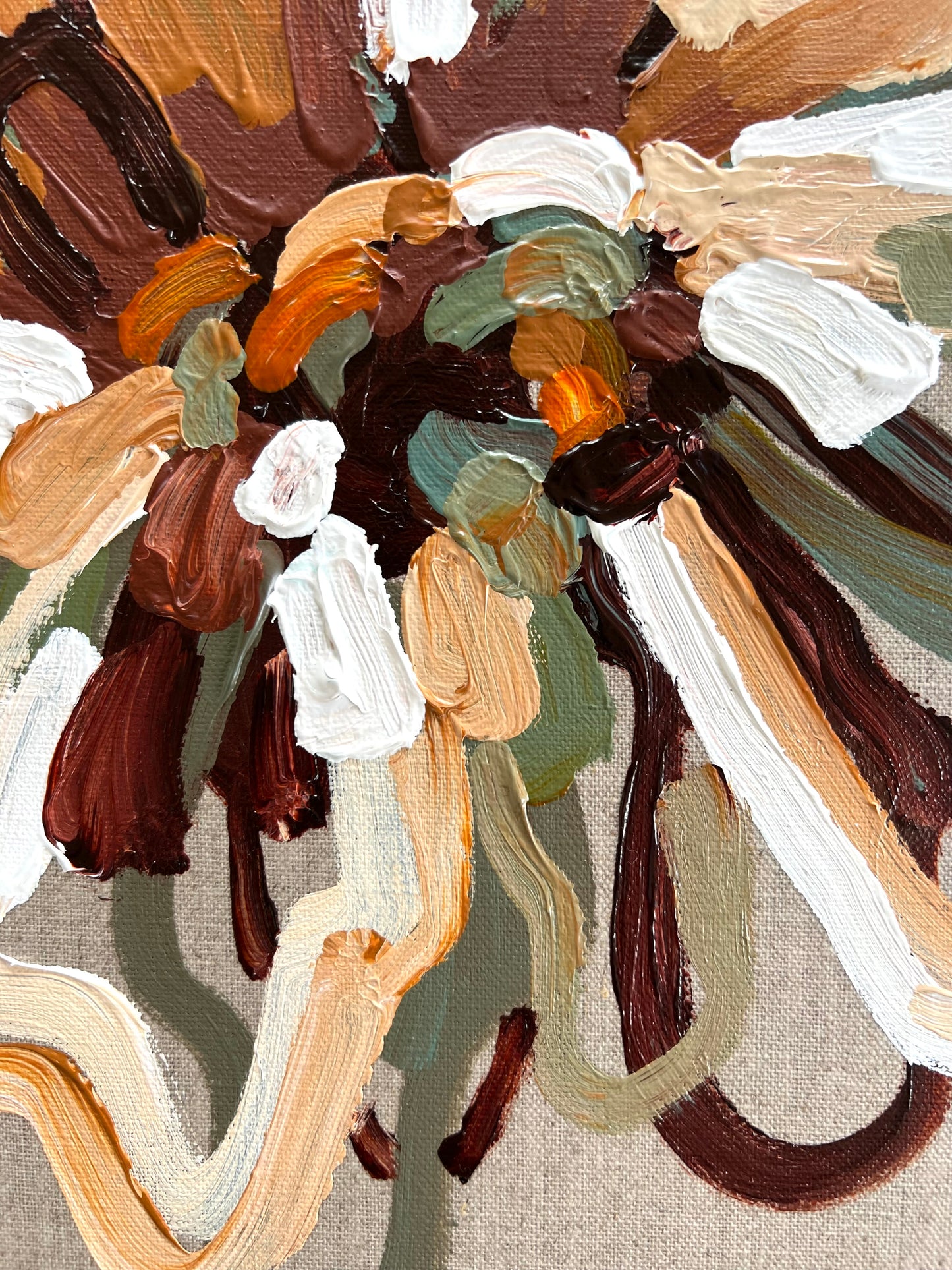 Natural Flower 53x53cm FRAMED
