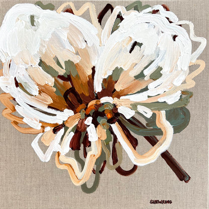 Natural Flower 53x53cm FRAMED